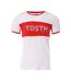 T-shirt Blanc/Rouge Homme Teddy Smith Thou - 3XL