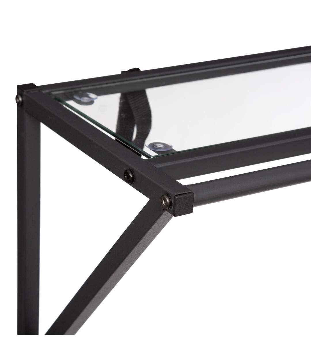 Porte-manteaux design industriel Jano - L. 80 x H. 160 cm - Noir-4