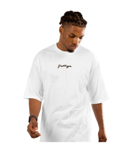 Hype Mens Scribble Oversized T-Shirt (White)