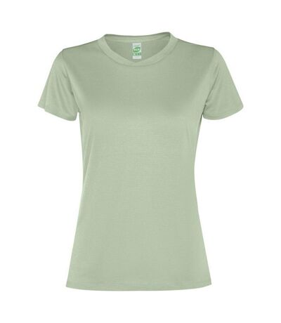 T-shirt slam femme vert brume Roly Roly