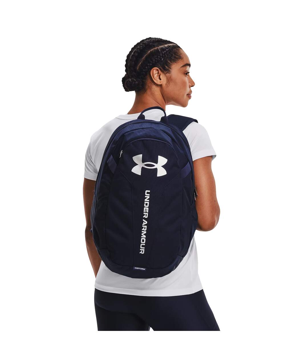 Sac À Dos Hustle Lite Taille Unique Bleu Marine Under Armour-1