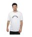 Mens Arched Logo Crew Neck T-shirt White Dockers-2