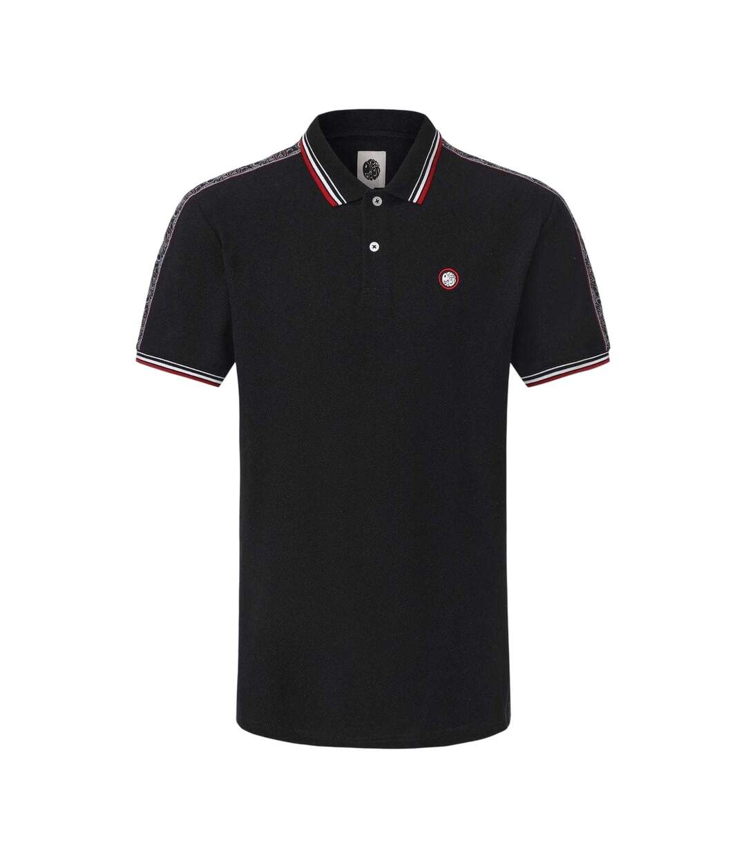 Polo Motif/style Logo Homme Noir Pretty Green-1