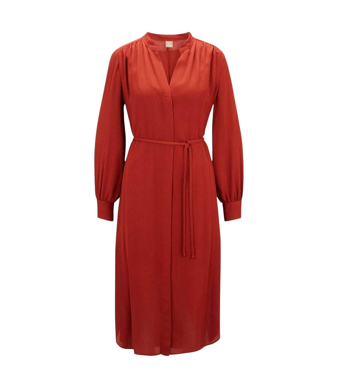 Robe Mi-longue Dibanora Femme Rouge Boss-2