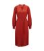 Robe Mi-longue Dibanora Femme Rouge Boss-2