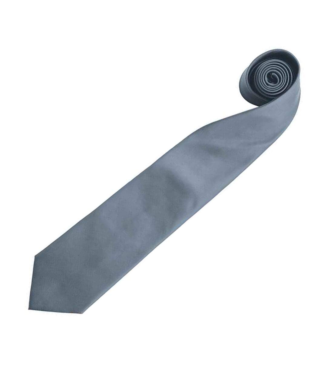 Premier Mens “Colours” Plain Fashion / Business Tie (Grey) (One Size) - UTRW1156-2
