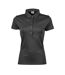 Tee Jays Womens/Ladies Pima Short Sleeve Cotton Polo Shirt (Dark Grey) - UTBC3813
