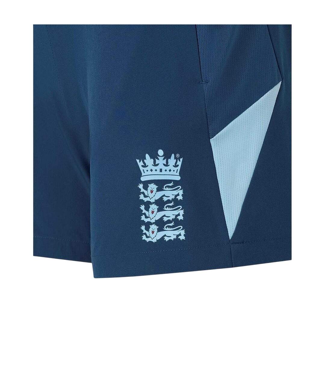 Womens/ladies 26/27 England Cricket Shorts Ensign Blue Castore-3