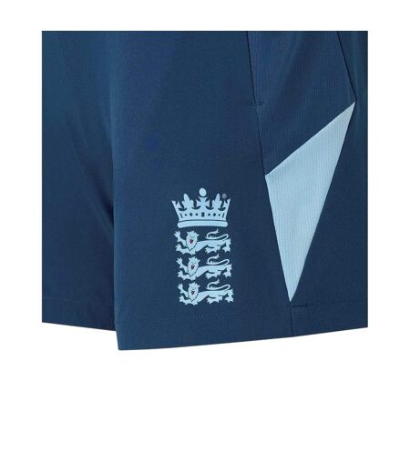 Womens/ladies 26/27 England Cricket Shorts Ensign Blue Castore