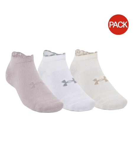 Pack Of 3  Unisex Adult Trainer Socks  Grey Under Armour