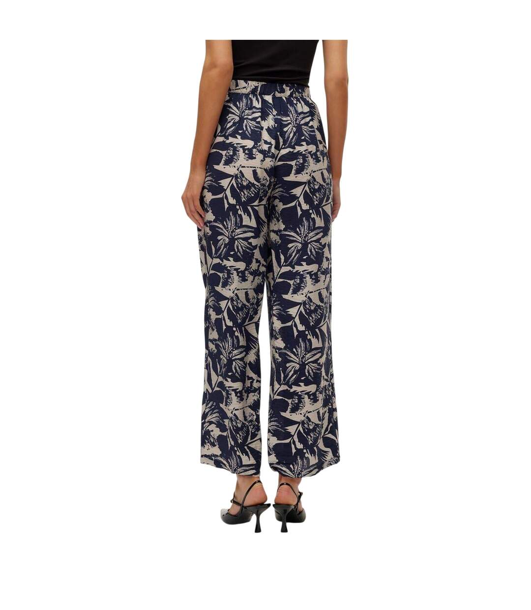 Pantalon Femme Bleu Marine Foncé Vero Moda-3
