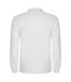 Mens Estrella Long-sleeved Polo Shirt White Roly-2