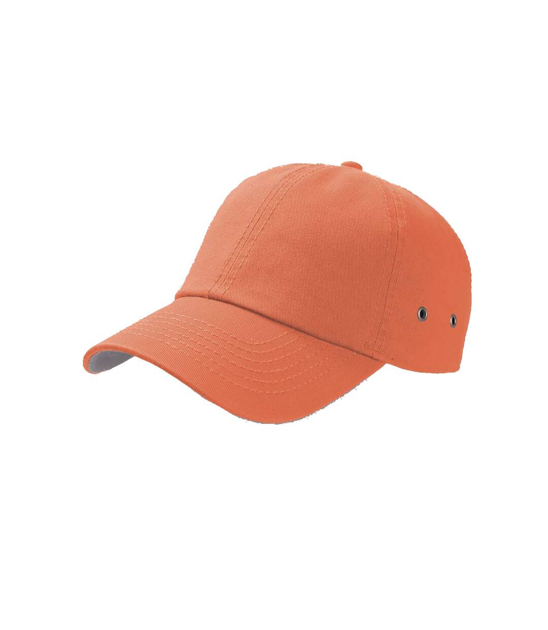 Casquette 6 panneaux action mixte orange Atlantis-1