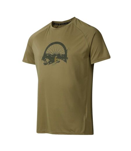 T-shirt Motif/style Roue Tech Homme Beige Dare 2B