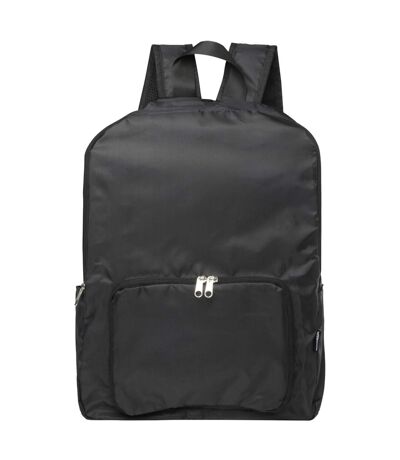Rpet foldable 15l backpack one size solid black Floso