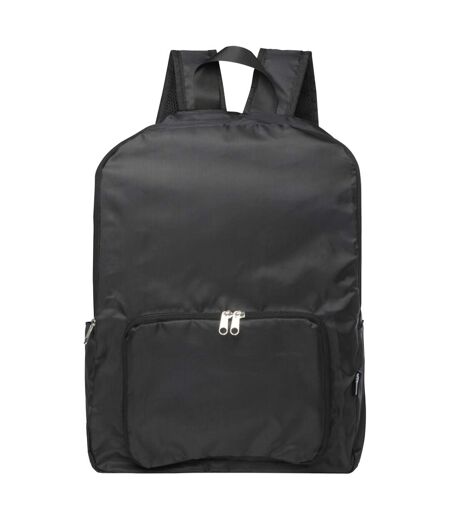 Rpet foldable 15l backpack one size solid black Floso