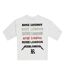 T-shirt Motif/style Imprimé Au Dos Homme Blanc Cassé Rose London-2