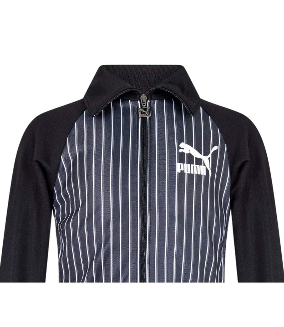 Mens Raglan Track Jacket Black Puma-4