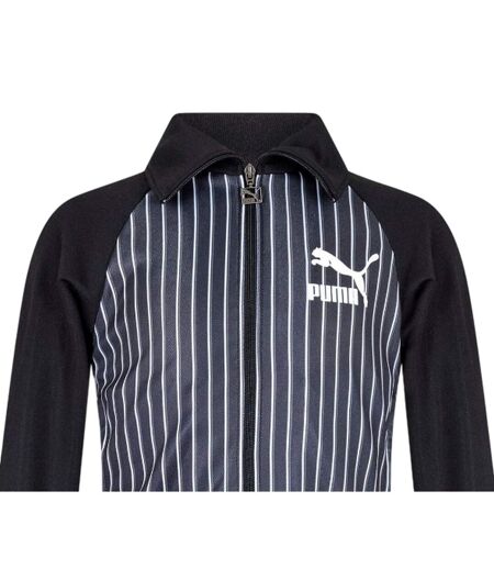 Mens Raglan Track Jacket Black Puma
