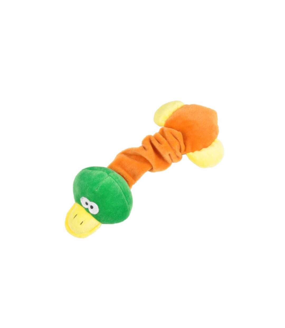 Peluche pour Chien Oiseau 30cm Vert & Orange-1