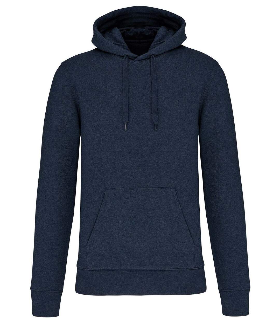 Sweat à capuche écoresponsable - Homme - K4027 - bleu marine chiné