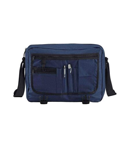 Flap top 11l messenger bag one size french navy Bagbase