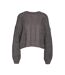 Pull en Maille Gris Femme Noisy May Cable - L