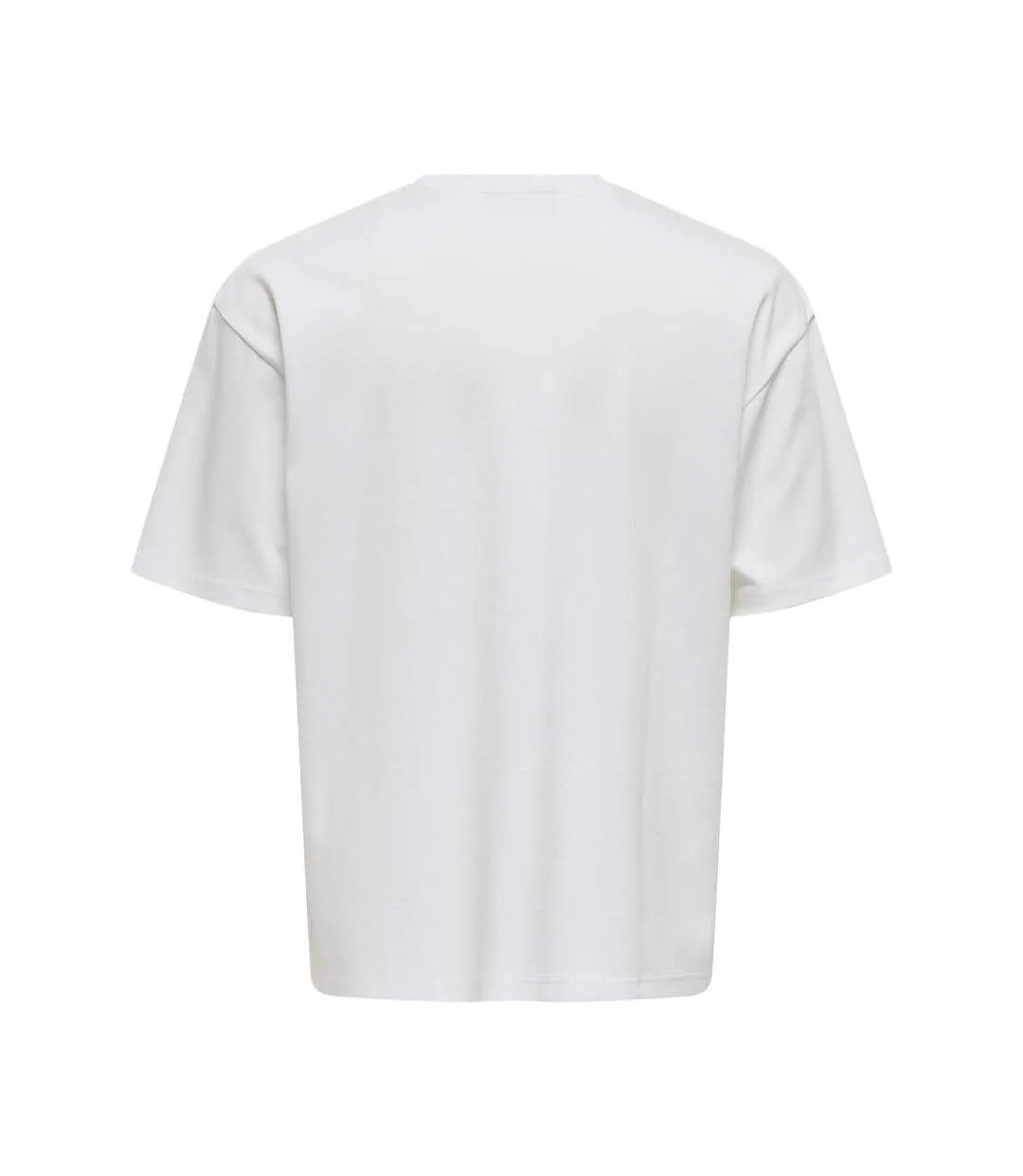 T-shirt blanc homme only & sons caspian-2