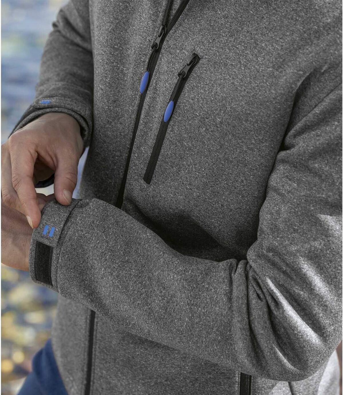 Melierte Jacke mit Fleecefutter Atlas For Men