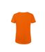 Mens Organic Tee Orange B&C-2