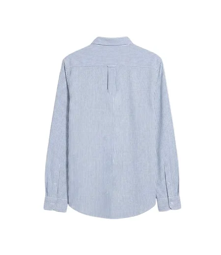 Chemise Motif/style À Rayures Brewer Homme Bleu Clair Farah