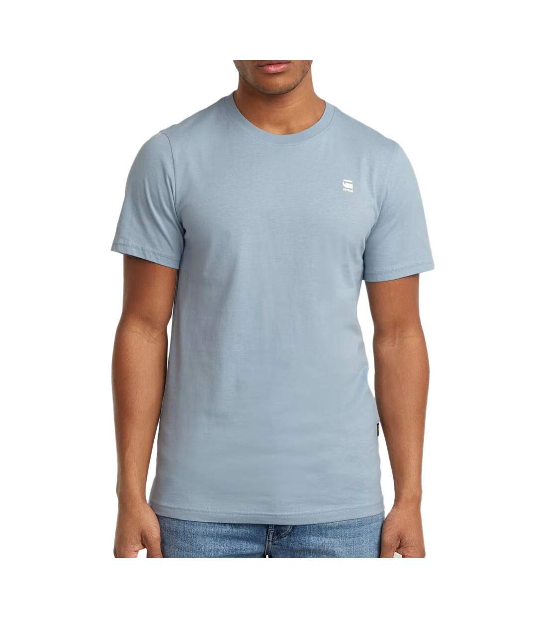 T-shirt Bleu Homme G-Star Raw D25949 - L-1