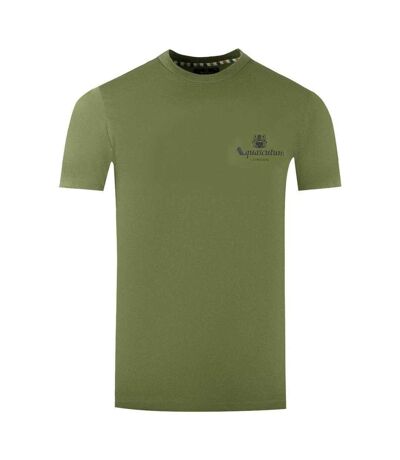 T-shirt Motif Logo London Aldis Homme Vert Aquascutum