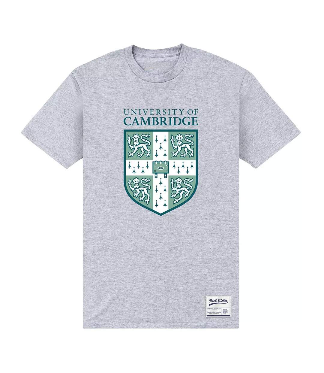 T-shirt Adulte Gris Chiné Cambridge University-1