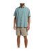 T-shirt Motif/style À Carreaux Homme Bleu Marine Foncé Jack Wolfskin-1