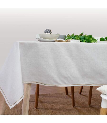 Nappe de Table Uni Lina 140x300cm Blanc