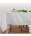 Nappe de Table Uni Lina 140x300cm Blanc-3