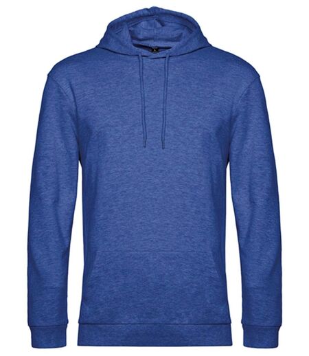 Sweat-shirt à capuche - Unisexe - WU03W - bleu roi chiné