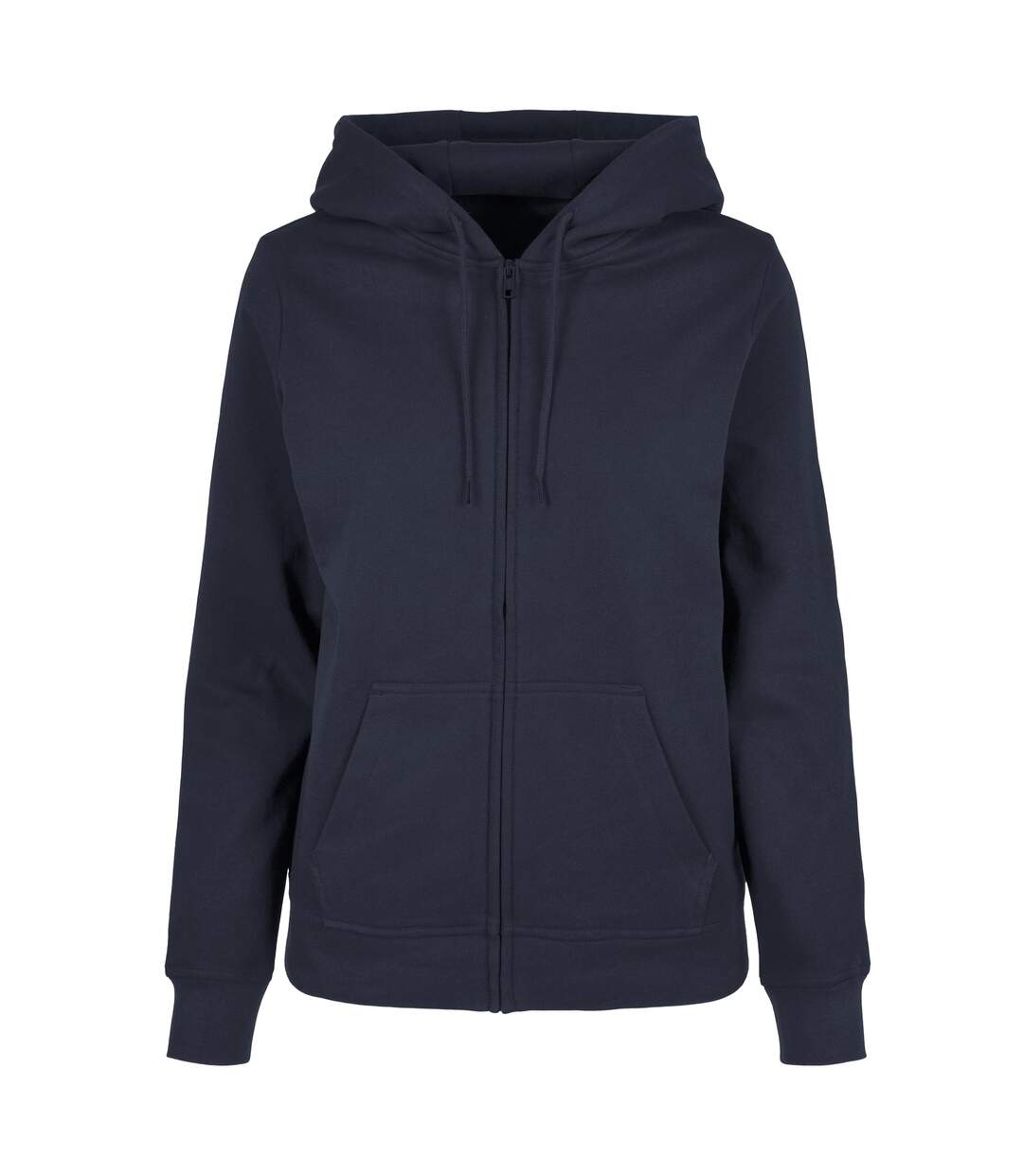 Veste À Capuche Basic Femme Bleu Marine Build Your Brand-1