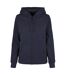 Veste À Capuche Basic Femme Bleu Marine Build Your Brand-1
