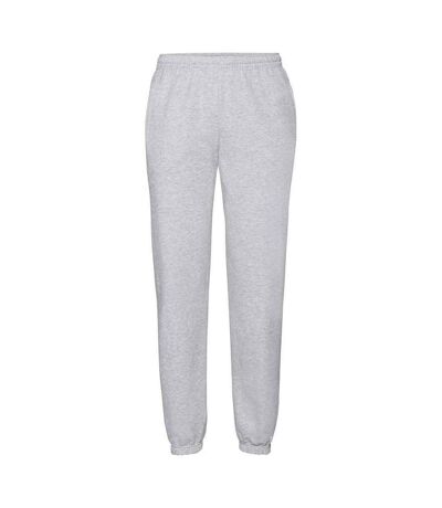 Mens classic 80/20 jogging bottoms heather grey Fruit of the Loom