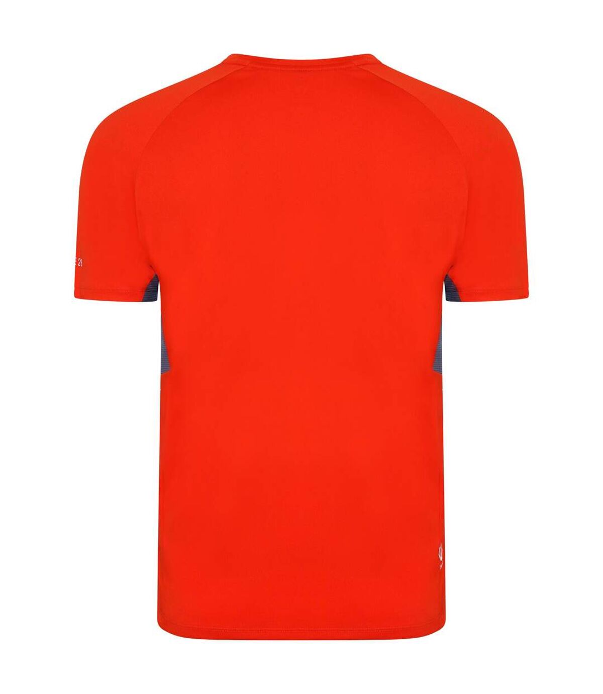 Dare 2B Mens Peerless II Logo Recycled Lightweight T-Shirt (Burnt Salmon/Stellar Blue)