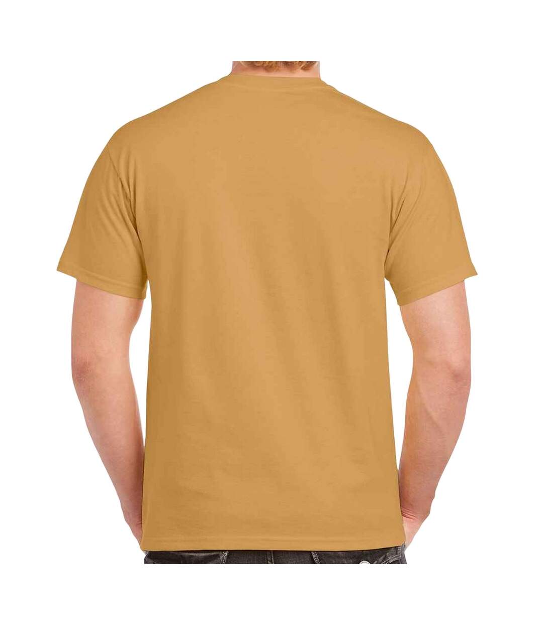 T-shirt manches courtes homme vieux or Gildan-2