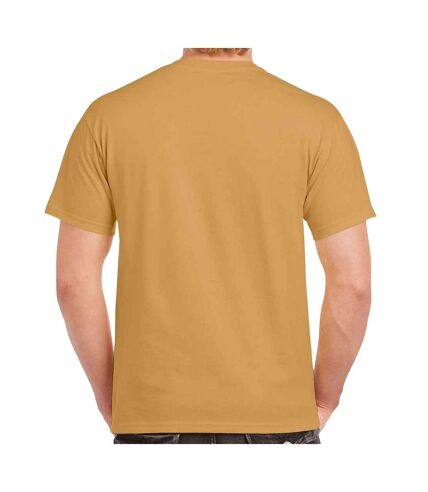 T-shirt manches courtes homme vieux or Gildan