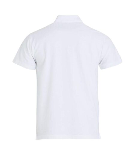 Polo Basic Homme Blanc Clique