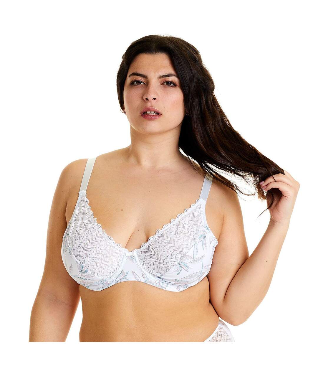 Soutien-gorge à armatures grand maintien blanc Index-2