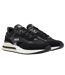 Mens Kurt Leather Running Trainers Black Boss-1