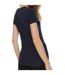 T-shirt Motif/style Logo Sur Poitrine Femme Bleu Marine Guess-4