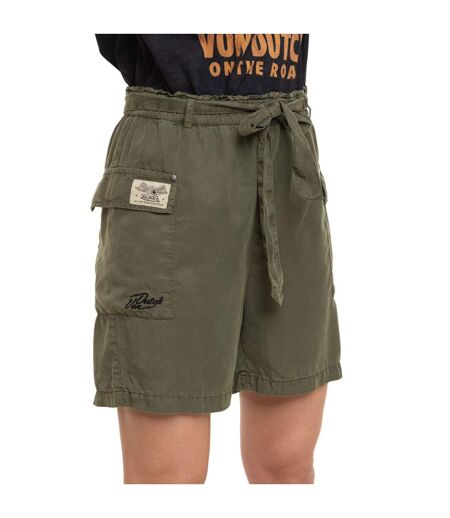 Short long fluide femme en tencel avec broderie Peppebag Vondutch