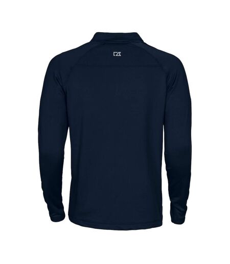Mens Coos Bay Half Zip Top Dark Navy Cutter & Buck